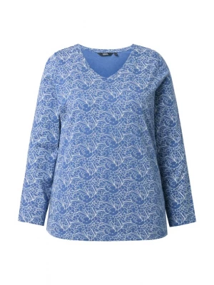 Foto van product Ulla Popken Shirt hemelsblauw / wit