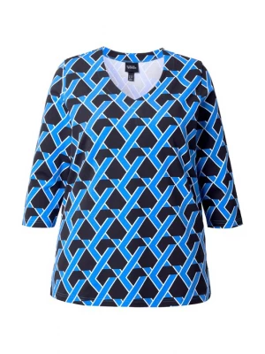 Foto van product Ulla Popken Shirt hemelsblauw / zwart