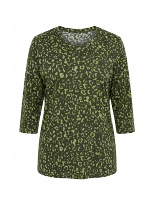 Foto van product Ulla Popken Shirt kaki / donkergroen