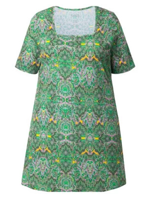 Foto van product Ulla Popken Shirt lichtblauw / geel / groen / rosa / zwart