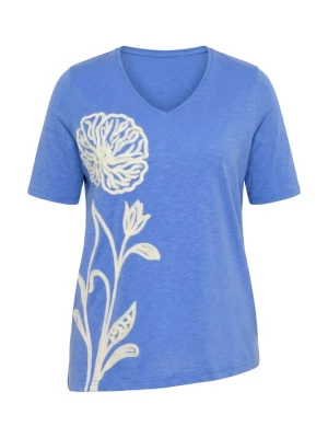 Foto van product Ulla Popken Shirt lichtblauw / offwhite