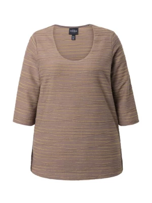 Foto van product Ulla Popken Shirt lichtbruin / goud