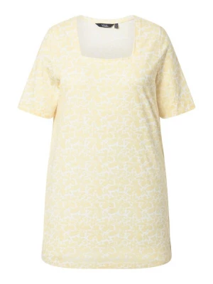 Foto van product Ulla Popken Shirt lichtgeel / wit