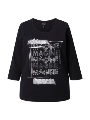 Foto van product Ulla Popken Shirt lichtgrijs / zwart / offwhite