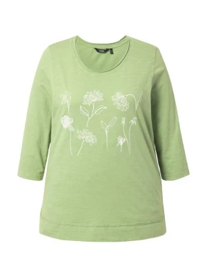 Foto van product Ulla Popken Shirt lichtgroen / wit