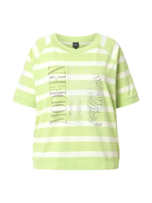 Foto van product Ulla Popken Shirt lichtgroen / wit