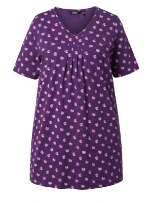 Foto van product Ulla Popken Shirt lichtlila / donkerlila / wit