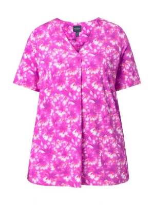 Foto van product Ulla Popken Shirt lichtlila / oranje / wit