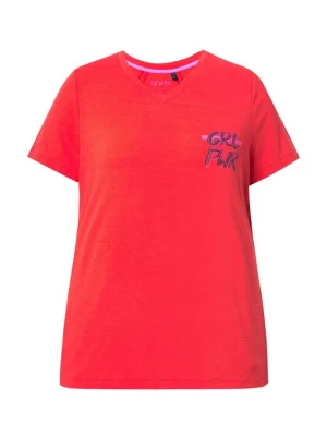 Foto van product Ulla Popken Shirt lichtroze / rood / zwart
