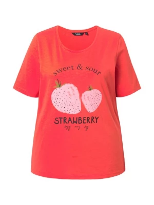 Foto van product Ulla Popken Shirt lichtroze / rood / zwart