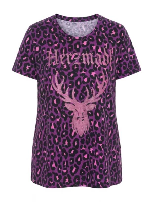 Foto van product Ulla Popken Shirt lila / bessen / zwart