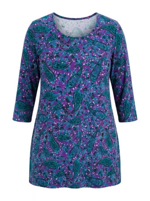 Foto van product Ulla Popken Shirt lila / gemengde kleuren