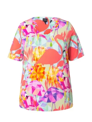 Foto van product Ulla Popken Shirt lila / lavendel / neonroze / rood