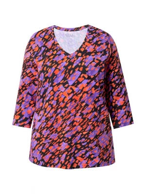 Foto van product Ulla Popken Shirt lila / oranje / zwart