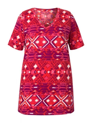 Foto van product Ulla Popken Shirt lila / rood / wit