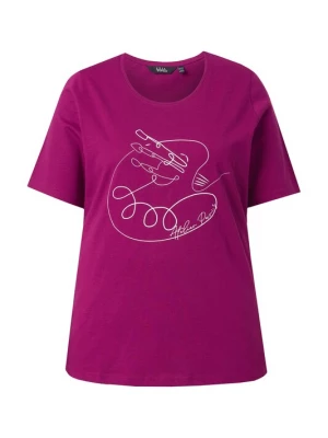 Foto van product Ulla Popken Shirt lila / wit