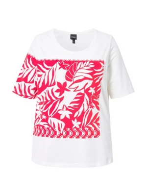 Foto van product Ulla Popken Shirt magenta / offwhite
