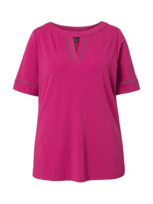 Foto van product Ulla Popken Shirt magenta / zwart