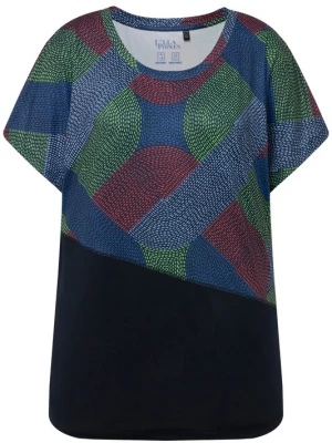 Foto van product Ulla Popken Shirt marine / donkergroen / donkerlila / zwart