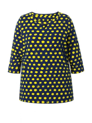 Foto van product Ulla Popken Shirt marine / geel