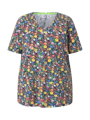 Foto van product Ulla Popken Shirt marine / geel / gemengde kleuren