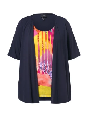 Foto van product Ulla Popken Shirt marine / geel / oranje / pink