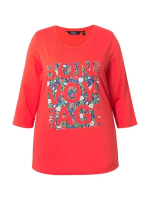 Foto van product Ulla Popken Shirt marine / groen / zalm roze / eierschaal