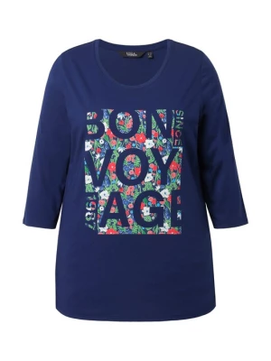 Foto van product Ulla Popken Shirt marine / groen / zalm roze / eierschaal