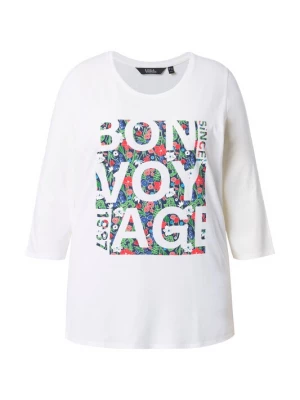 Foto van product Ulla Popken Shirt marine / groen / zalm roze / offwhite