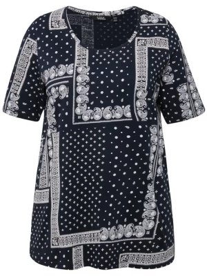 Foto van product Ulla Popken Shirt marine / wit