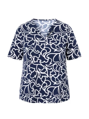 Foto van product Ulla Popken Shirt marine / wit