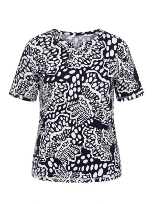 Foto van product Ulla Popken Shirt marine / wit