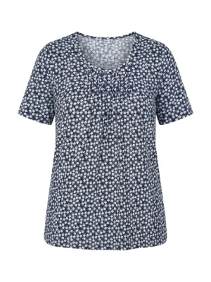 Foto van product Ulla Popken Shirt marine / wit
