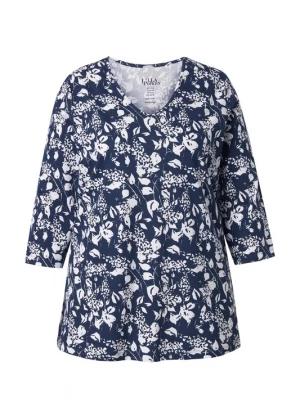 Foto van product Ulla Popken Shirt marine / wit