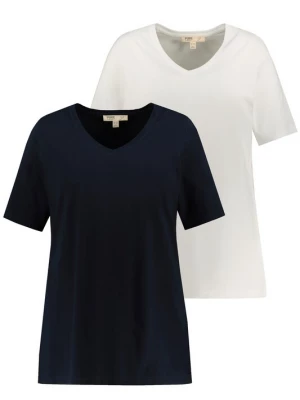 Foto van product Ulla Popken Shirt marine / wit