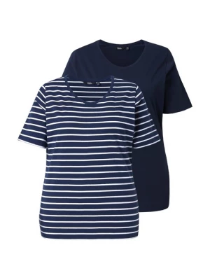Foto van product Ulla Popken Shirt marine / wit