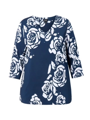 Foto van product Ulla Popken Shirt marine / wit