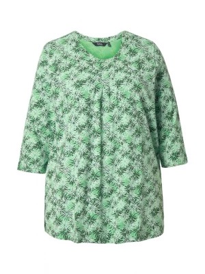 Foto van product Ulla Popken Shirt mintgroen / zwart / wit