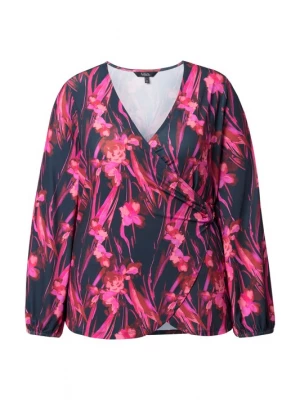 Foto van product Ulla Popken Shirt nachtblauw / lichtroze / rood