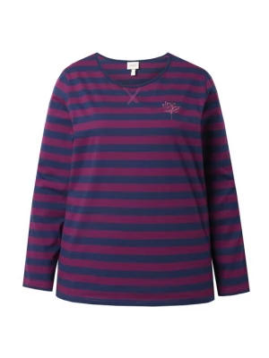 Foto van product Ulla Popken Shirt navy / bessen