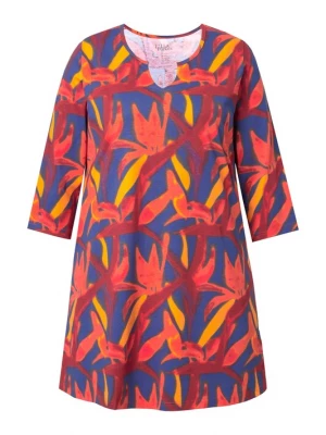 Foto van product Ulla Popken Shirt navy / donkergeel / oranje