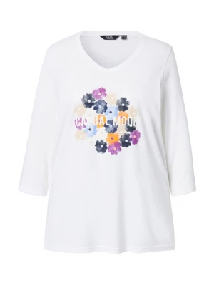 Foto van product Ulla Popken Shirt navy / geel / zwart / offwhite