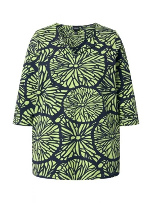 Foto van product Ulla Popken Shirt navy / groen