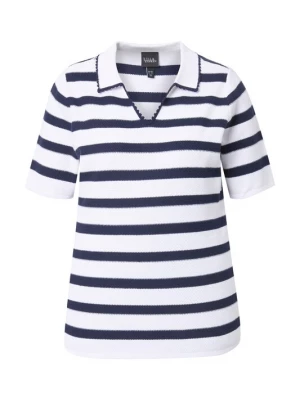 Foto van product Ulla Popken Shirt navy / offwhite