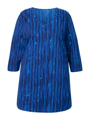 Foto van product Ulla Popken Shirt navy / royal blue / koningsblauw