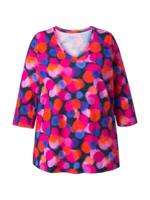 Foto van product Ulla Popken Shirt navy / violetblauw / magenta / rood
