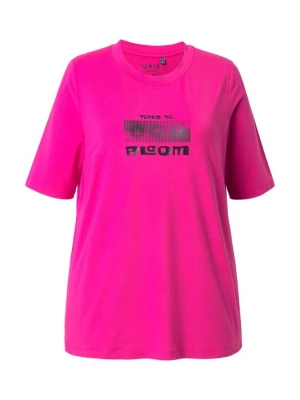 Foto van product Ulla Popken Shirt neonroze / zwart