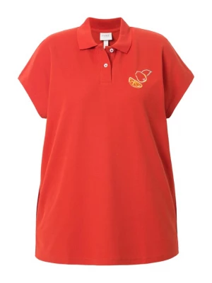 Foto van product Ulla Popken Shirt oranje / roestrood / wit