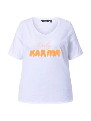 Foto van product Ulla Popken Shirt oranje / wit