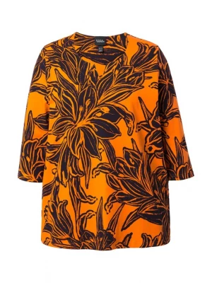 Foto van product Ulla Popken Shirt oranje / zwart